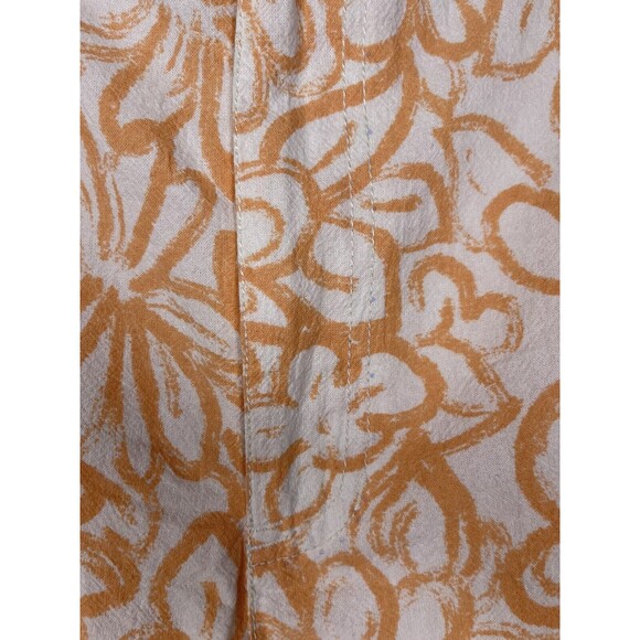 FREE PEOPLE Love So Right Cotton Wide Leg Pants - Color: Orange, Size 14  NWOT - Picture 5 of 8